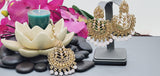 Totally Unique & Gorgeous Latest Designer Collection In Indian Kundan Polki Tikka Earrings Set