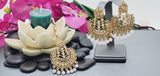 Totally Unique & Gorgeous Latest Designer Collection In Indian Kundan Polki Tikka Earrings Set