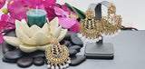 Totally Unique & Gorgeous Latest Designer Collection In Indian Kundan Polki Tikka Earrings Set