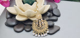 Totally Unique & Gorgeous Latest Designer Collection In Indian Kundan Polki Tikka Earrings Set