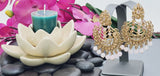 Totally Unique & Gorgeous Latest Designer Collection In Indian Kundan Polki Tikka Earrings Set