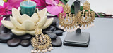Designer Most Trendy Latest Collection Kundan Polki Indian Tikka Earrings Set