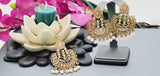 Designer Most Trendy Latest Collection Kundan Polki Indian Tikka Earrings Set