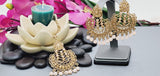 Designer Most Trendy Latest Collection Kundan Polki Indian Tikka Earrings Set