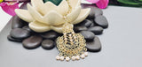 Designer Most Trendy Latest Collection Kundan Polki Indian Tikka Earrings Set