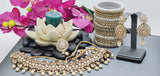 A Truly Stunning Latest High Quality Designer Indian Reverse Kundan Choker Necklace Set