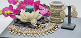 A Truly Stunning Latest High Quality Designer Indian Reverse Kundan Choker Necklace Set