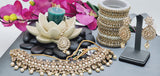 A Truly Stunning Latest High Quality Designer Indian Reverse Kundan Choker Necklace Set