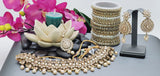 A Truly Stunning Latest High Quality Designer Indian Reverse Kundan Choker Necklace Set