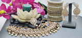 A Truly Stunning Latest High Quality Designer Indian Reverse Kundan Choker Necklace Set