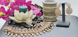A Truly Stunning Latest High Quality Designer Indian Reverse Kundan Choker Necklace Set