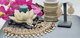 A Truly Stunning Latest High Quality Designer Indian Reverse Kundan Choker Necklace Set
