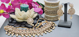 A Truly Stunning Latest High Quality Designer Indian Reverse Kundan Choker Necklace Set