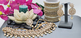 A Truly Stunning Latest High Quality Designer Indian Reverse Kundan Choker Necklace Set