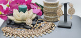 A Truly Stunning Latest High Quality Designer Indian Reverse Kundan Choker Necklace Set