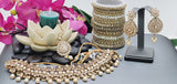 A Truly Stunning Latest High Quality Designer Indian Reverse Kundan Choker Necklace Set