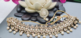 A Truly Stunning Latest High Quality Designer Indian Reverse Kundan Choker Necklace Set