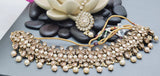 A Truly Stunning Latest High Quality Designer Indian Reverse Kundan Choker Necklace Set