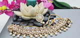A Truly Stunning Latest High Quality Designer Indian Reverse Kundan Choker Necklace Set