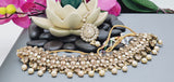 A Truly Stunning Latest High Quality Designer Indian Reverse Kundan Choker Necklace Set