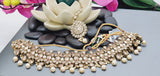 A Truly Stunning Latest High Quality Designer Indian Reverse Kundan Choker Necklace Set