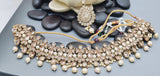 A Truly Stunning Latest High Quality Designer Indian Reverse Kundan Choker Necklace Set
