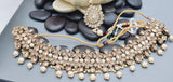A Truly Stunning Latest High Quality Designer Indian Reverse Kundan Choker Necklace Set