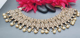 Magnificent Design Indian High Quality Latest Reverse Kundan Choker Necklace Set