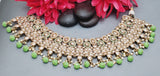 Outstanding Latest High Quality Designer Indian Reverse Kundan Choker Necklace Set