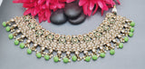 Outstanding Latest High Quality Designer Indian Reverse Kundan Choker Necklace Set
