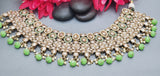 Outstanding Latest High Quality Designer Indian Reverse Kundan Choker Necklace Set