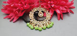 Outstanding Latest High Quality Designer Indian Reverse Kundan Choker Necklace Set