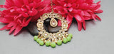Outstanding Latest High Quality Designer Indian Reverse Kundan Choker Necklace Set