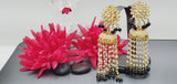 A Very Stunning Trendy Ethnic Kundan Indian Big Earrings Set