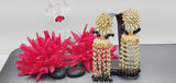 A Very Stunning Trendy Ethnic Kundan Indian Big Earrings Set