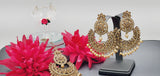A Very Graceful High Quality Latest Stylish Indian Reverse Kundan Tikka Earrings Set