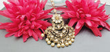 Extremely Elegant High Quality Latest Designer Reverse Kundan Tikka Earrings Set