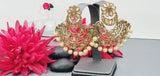 Extremely Elegant High Quality Latest Designer Reverse Kundan Tikka Earrings Set