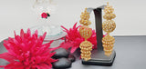 Superior Quality Latest Designer Collection In Indian Reverse Kundan Big Jhumka Earrings Set