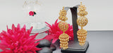 Superior Quality Latest Designer Collection In Indian Reverse Kundan Big Jhumka Earrings Set