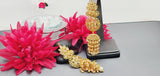 Superior Quality Latest Designer Collection In Indian Reverse Kundan Big Jhumka Earrings Set