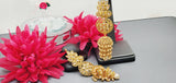 Superior Quality Latest Designer Collection In Indian Reverse Kundan Big Jhumka Earrings Set