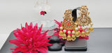 Boutique Style New High Quality Designer Collection In Indian Reverse Kundan Drop Big Earrings Set