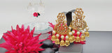 Boutique Style New High Quality Designer Collection In Indian Reverse Kundan Drop Big Earrings Set