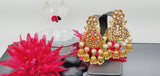 Boutique Style New High Quality Designer Collection In Indian Reverse Kundan Drop Big Earrings Set
