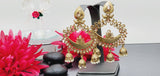 Extremely Incredible High Quality Latest Designer Collection In Kundan Pearl Drop Earrings Set