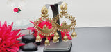 Extremely Incredible High Quality Latest Designer Collection In Kundan Pearl Drop Earrings Set