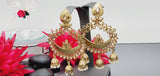Extremely Incredible High Quality Latest Designer Collection In Kundan Pearl Drop Earrings Set