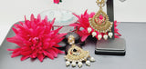 Latest Stylish Collection In Indian Reverse Kundan Earrings Set