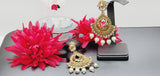Latest Stylish Collection In Indian Reverse Kundan Earrings Set
